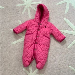 Ralph Lauren Pink Snowsuit 3M